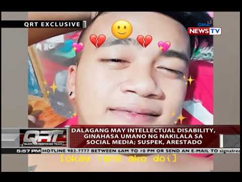 QRT Exclusive: Dalagang may intellectual disability, ginahasa umano ng nakilala sa social media... Video