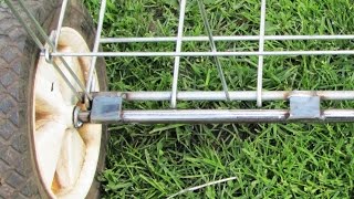 New Wheels for Folding Grocery Cart