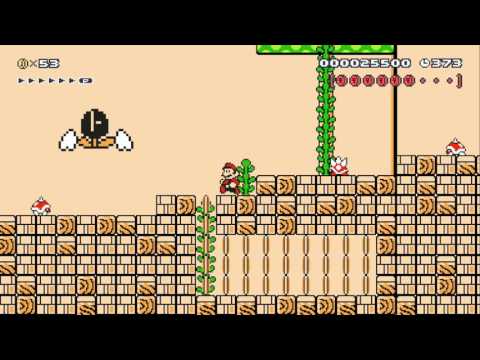 Sandy Dunes of Secrets by Akua~ - SUPER MARIO MAKER - NO COMMENTARY 1AV