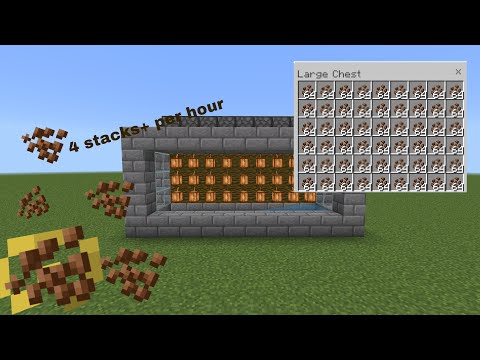 SIMPLE AND EFFICIENT AUTOMATIC COCOA BEANS FARM 1.19+ (Minecraft Bedrock / Java)