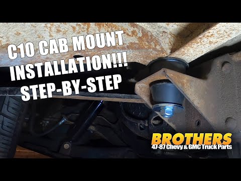 1967-72 Chevy & GMC Truck Cab Mount Bushing Install (Rubber Cushions)