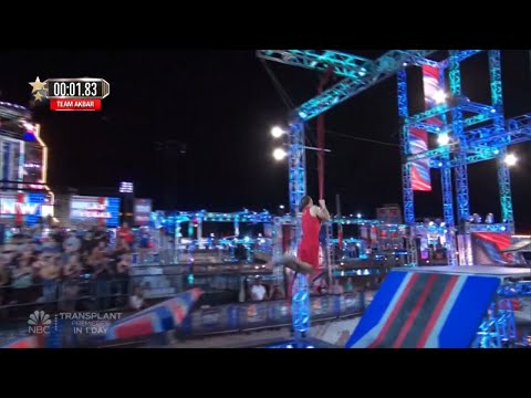 Team Akbar's Stage 1 Run - American Ninja Warrior All Stars 2020