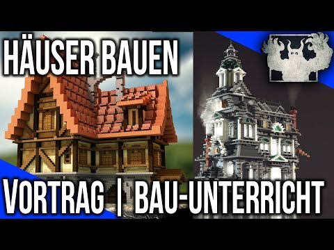Häuser RICHTIG in Minecraft bauen | VORTRAG | Bau-Unterricht