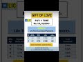LIC S Best Plan For One Time Pay Lic Viral Shortsfeed Shorts Viralshorts