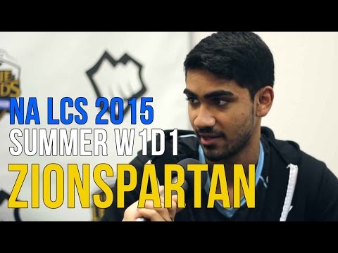 NA LCS 2015: ZionSpartan - "Rob sucks at doing interviews."