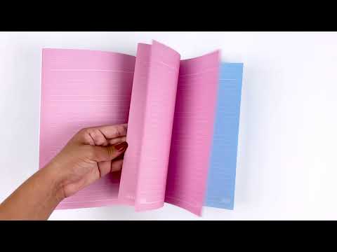 Vídeo do produto Refil Tiliflex Colorido com Pauta Branca para Caderno Argolado Colegial 80 Folhas 90 Gramas