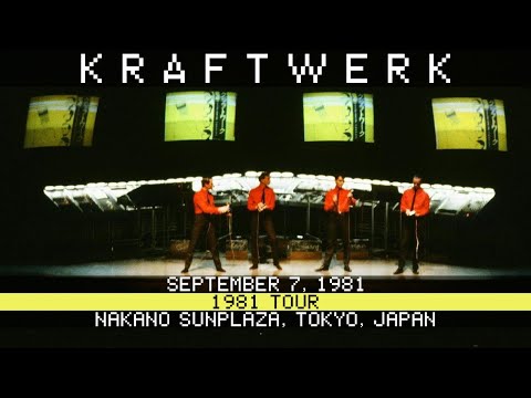 Kraftwerk Live 9/7/1981 Nakano Sunplaza Tokyo