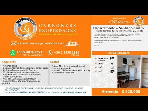 Departamento Santo Domingo 1243 COD: DP0010 - 2020 07 v1