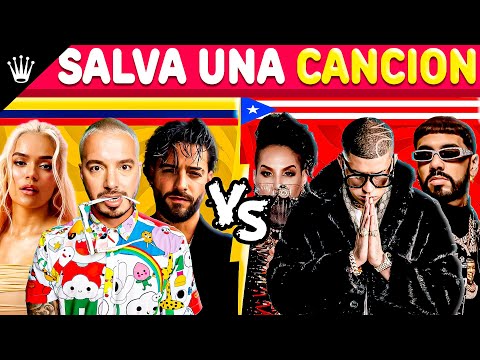 Colombia vs Puerto Rico | Salva una canción 🇨🇴🥊🇵🇷 ¿Cual Es Tu Favorita? | BRAHYMUSIC