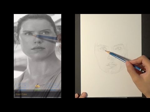 How To Draw Faces : Rey [Star Wars]