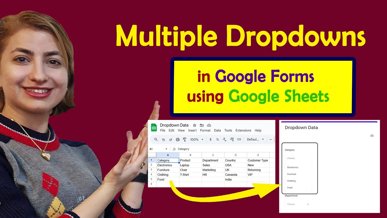Automatically Populate Multiple Dropdowns in Google Forms using Google Sheets