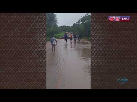 ROTA DO DIA 16 03 20  Força das aÌguas rompeu a rodovia que liga Teresina ao municiÌpio de NazaÌ