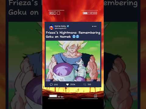 Frieza’s Nightmare: Remembering Goku on Namek🥶🥶 #dragonball