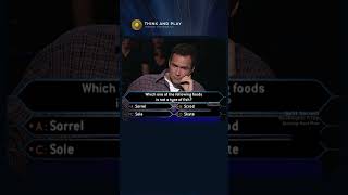 Fish or Not? 🐟 Can You Spot the Fake? #quiz #millionaire #fish #food #seafood #didyouknow #facts #tv