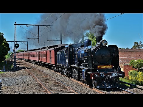 The Last Steam Hauled Service for 2022 - Essendon Steam Shuttles