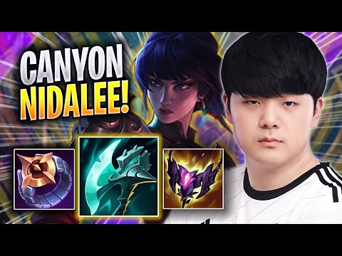 CANYON IS A MONSTER WITH NIDALEE! - DK Canyon Plays Nidalee JUNGLE vs Kha'zix! | Season 2023