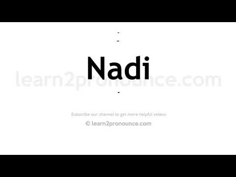 How to pronounce Nadi | English pronunciation