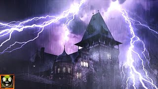 Powerful Thunderstorm Sounds with Rain, Intense Lightning Strikes and Rumbling Thunder for Sleeping