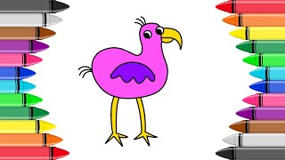 How to DRAW Opila Bird from GARTEN OF BANBAN