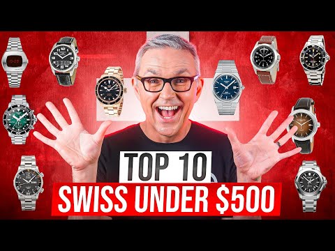 The 10 Best Swiss Watches Under $500 - 2024 Edition!