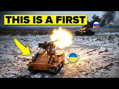Ukraine’s ROBOT Army Just SCORED a World-First Frontline Kill Against Russia