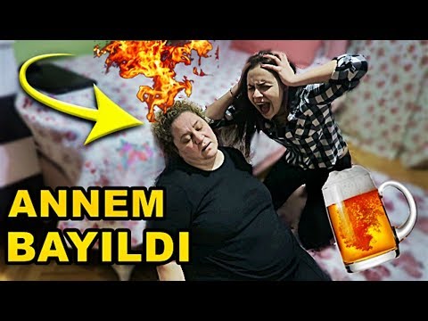 ANNEME SARHOŞ OLDUM ŞAKASI YAPTIM !! (BAYILDI)