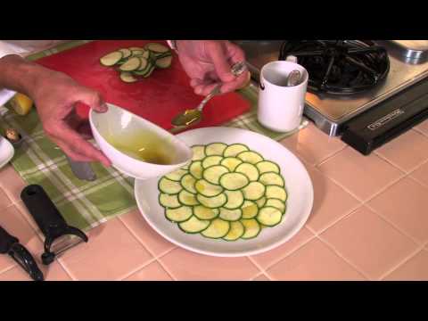 Pascal Lorange Makes Zucchini Carpaccio