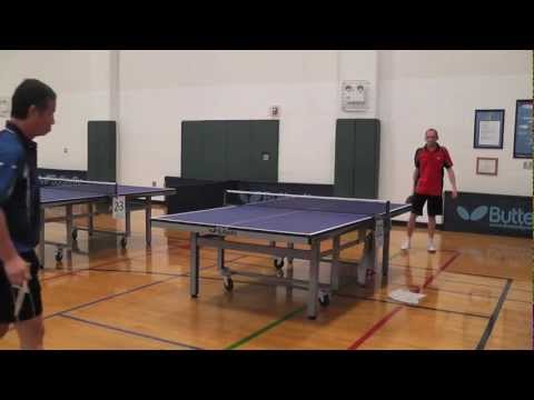 2013 Cary Cup Sandpaper Table Tennis Finals - Hoff vs Chu