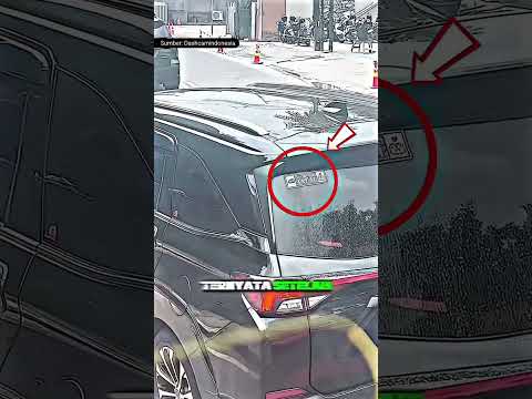 Nekat Nyalip Bus di Jalan Padat, Ternyata Mobilnya Ada Stiker TNI!‼️