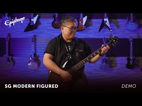 Epiphone SG Modern Figured Purple Burst image 6
