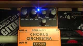 Video thumbnail for CO600, CO 600 Behringer Chorus orchestra efekt gitarowy test review - RockDay Pietraszek by Rockdaypl