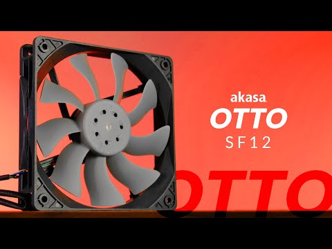 Akasa Otto SF12 - the INSANE Industrial WATERPROOF 120mm Fan
