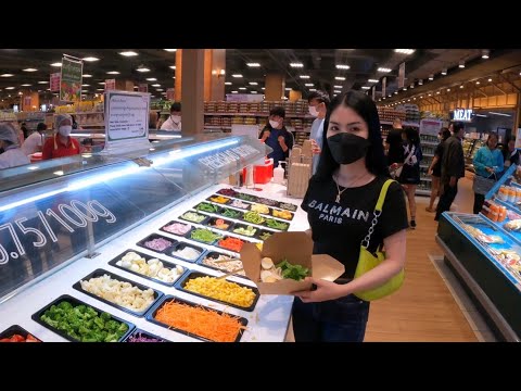 Walking tour at Aeon Mall & Night Market in Phnom Penh City - Cambodian Food Tour 2023