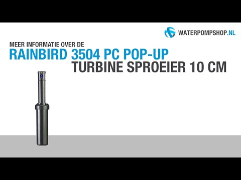 zeil Kalksteen Vaderlijk Rainbird 3504 PC Pop-Up Turbine Sproeier 10 cm | Waterpompshop.nl