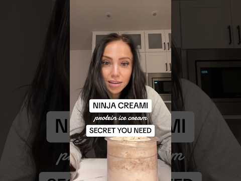 Ninja Creami Secret for the perfect #proteinicecream #highprotein #ninjacreami