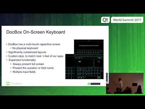QtWS17 - Building a Human Machine Interface for the medical IoT, Jereme Givens-Lamothe, DocBox