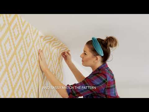 WallpaperBuddy™ Makes Wallpapering Easy | Wallpaper Hanging Tool