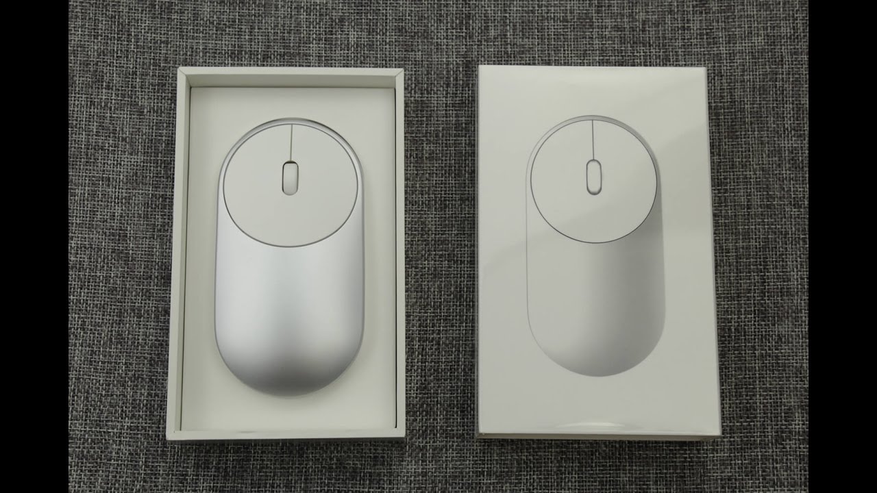 Беспроводная мышь Xiaomi Mi Portable Mouse Bluetooth, серебристый