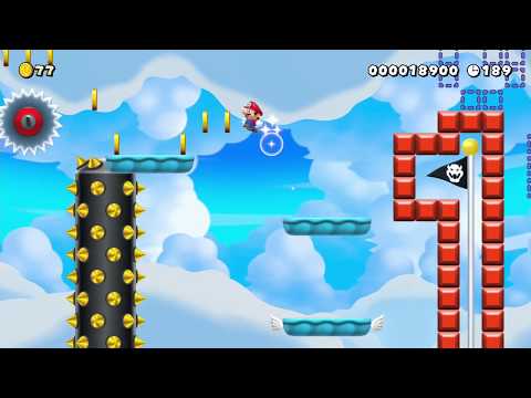 Mario never felt this blue by gringoDK 🍄 Super Mario Maker 2 🍄 No Commentary aal