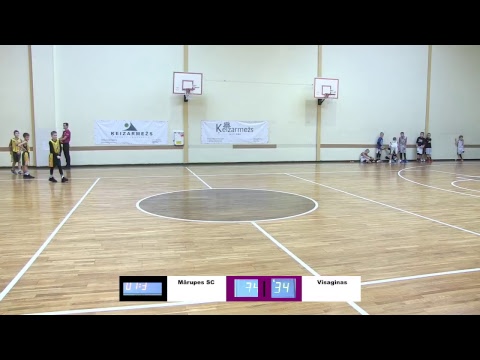 BBBL U10 2018 Visaginas 2009 vs Mārupes SC 2009