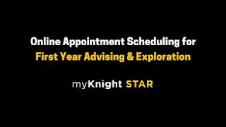myKnight STAR Online Appointment Scheduling