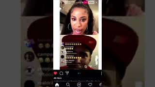TV Personality/Singer Keisha Chante Beefs With Toronto Rapper On IG Live Last Night! 😭🤦🏽‍♂️👀