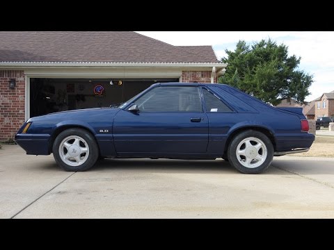 1986 Mustang GT Project - Swapped Cobra Wheels for Pony's
