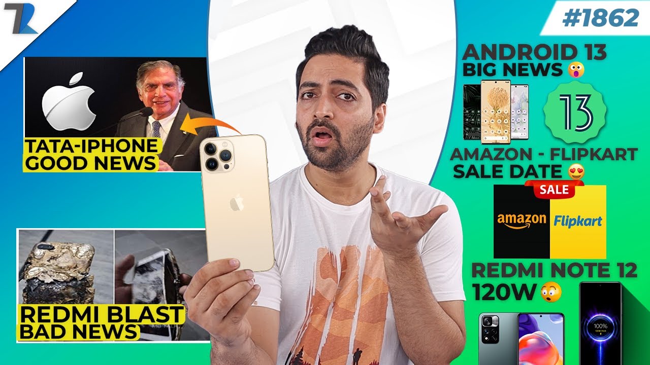 Tata-iPhone India😍,Redmi Note 12 120W,Redmi Explode India,Amazon-Flipkart Sale Date,iPhone 15 Ultra