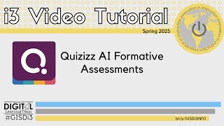 Quizizz AI Formative Assessments | Whitney Sanchez | i3 Video Tutorial