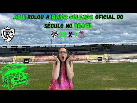 O ESTÁDIO DA MAIOR GOLEADA DO SÉCULO NO BRASIL!