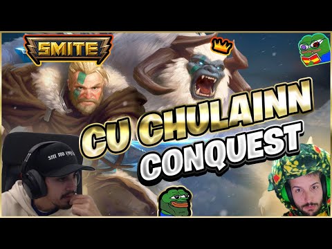 CU CHULAINN, PARTIDA INTENSA | Julio | Smite Ranked Conquest DuoQ Warchi 🥶