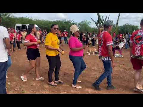 Dança do toré na aldeia do jaburú no de carnaubeira da penha Pernambuco.