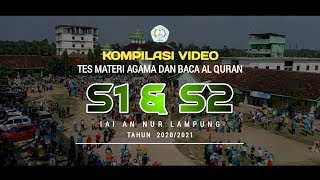 Kompilasi Vidio Tes Materi Agama dan Baca Al Quran #Gelombang1 Tahun 2