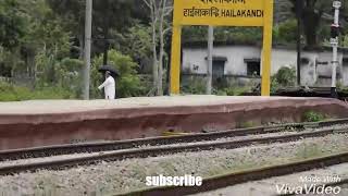 preview picture of video 'Hailakandi Railway station morning view'